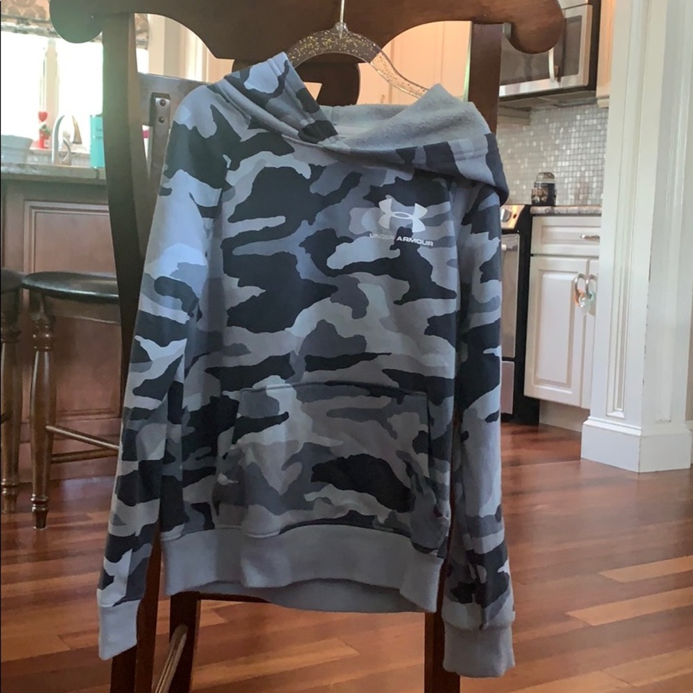 Camouflage boys hoodie in great condition.